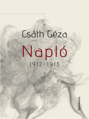 cover image of Napló 1912-1913